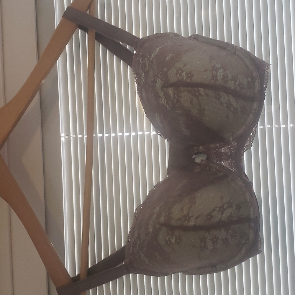 Victoria's Secret Dream Angels Demi size 34DD Lilac Gray/Mint EUC